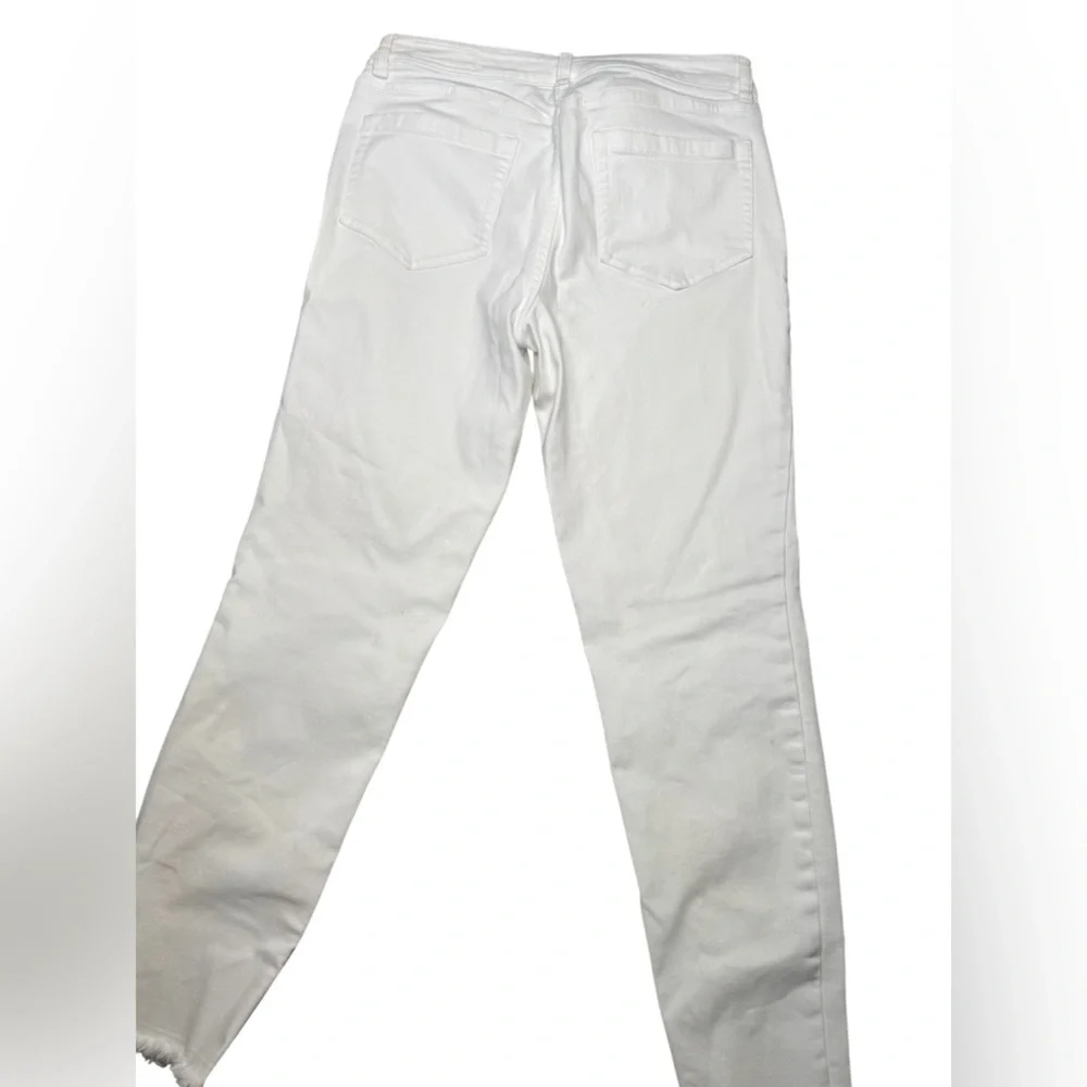 Vince Camuto White Cropped Ankle Jeans